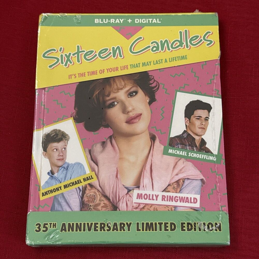 Sixteen Candles (35th Anniversary Limited Edition) (Blu-ray, 1984) NEW SEALED